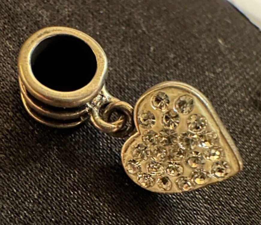 gem heart shaped charm For Charm Bracelets