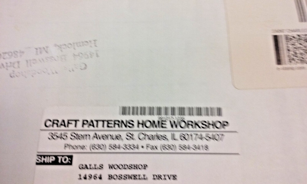 vintage Craft Patterns Home Workshop Reindeer Plan with Envelope