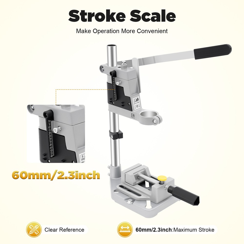 Universal Drill Press Stand Single Head Drill Stand Tool Bench Clamp ElectricUS