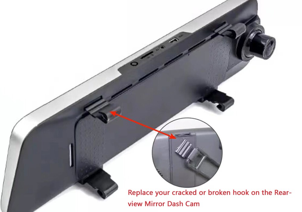 Bracket Rearview Mirror Dash Cam Holder -Replacement for Cracked or Broken Hook