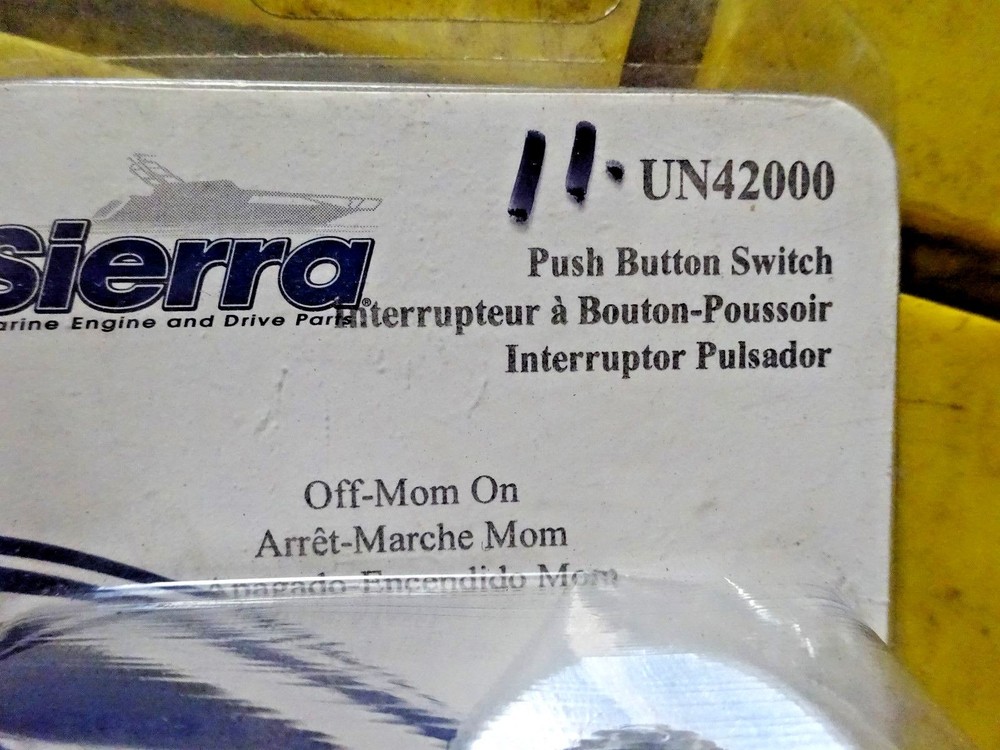 Sierra Button #UN42000 SWITCH OFF / MOM ON