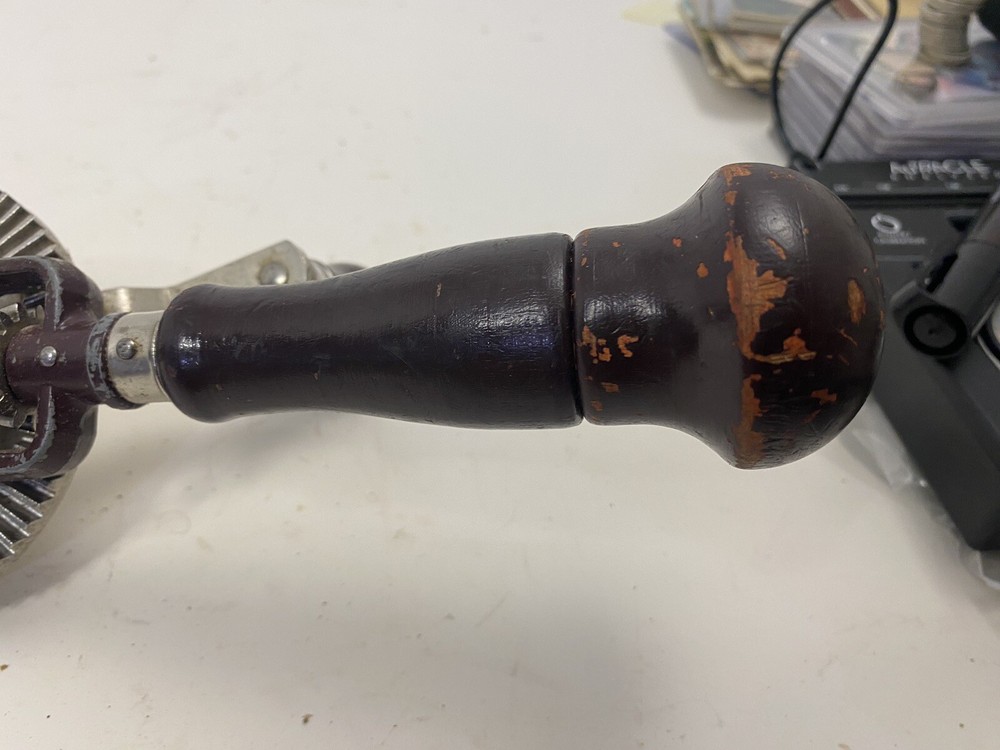 VINTAGE STANLEY NO 624A EGG BEATER HAND CRANK DRILL