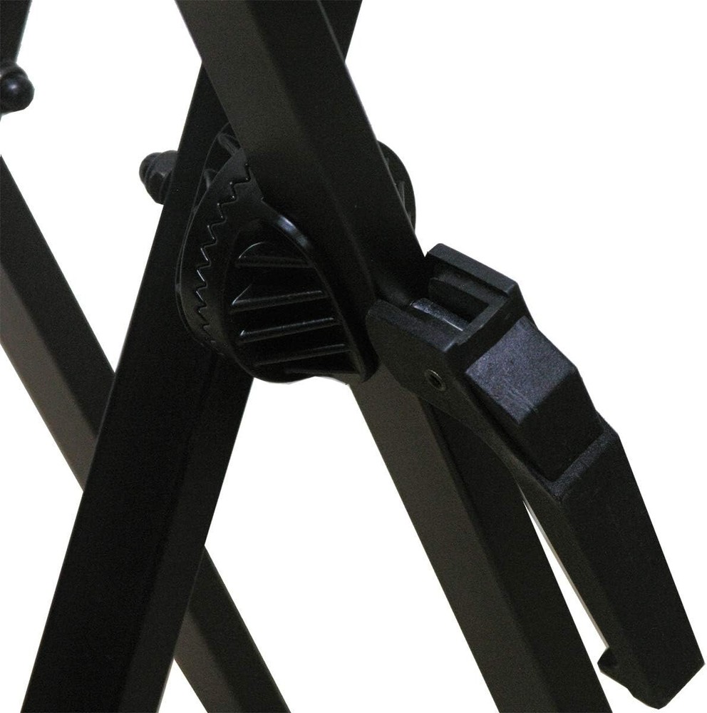 Infinitely Adjustable Keyboard Stand - Heavy-Duty Double-X Design - No Assembly