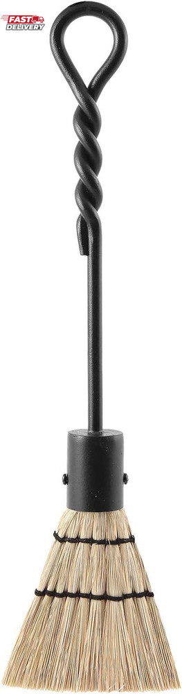Minuteman International Rope Handle Single, Mini Brush Fireplace Tool, Mini 18-I