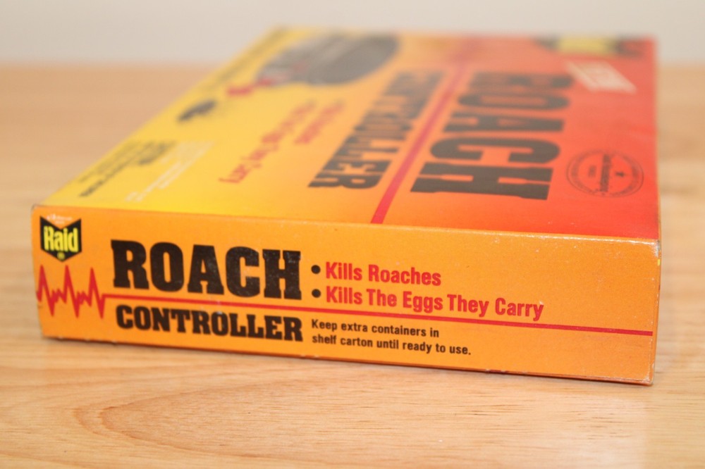 1980 RAID Vintage Roach Controller Contains 12 Baits NEW SEALED PROP VTG