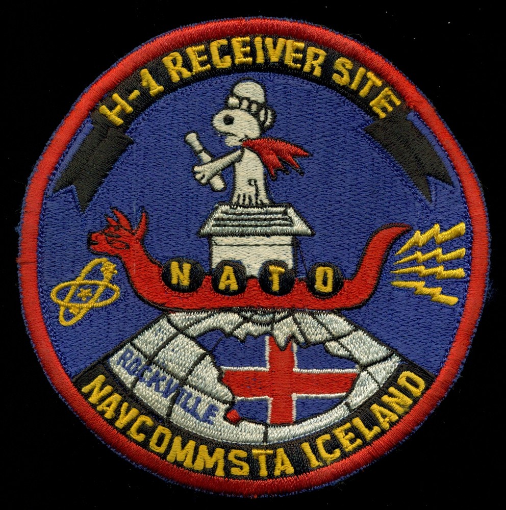 USN Radio Communications NAVCOMMSTA Iceland Patch S-11