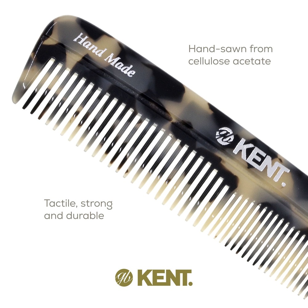 5.25" Handmade Fine and Wide Tooth Pocket Comb