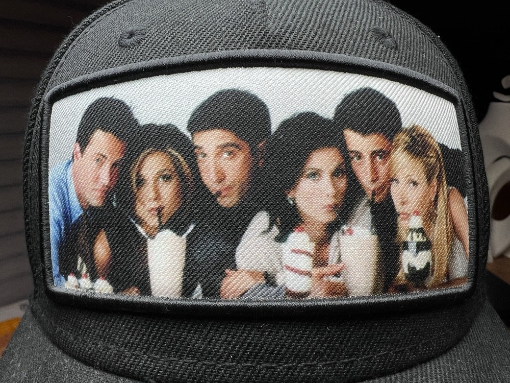 Friends Black Snapback Hat Baseball Cap Picture Logo Patch
