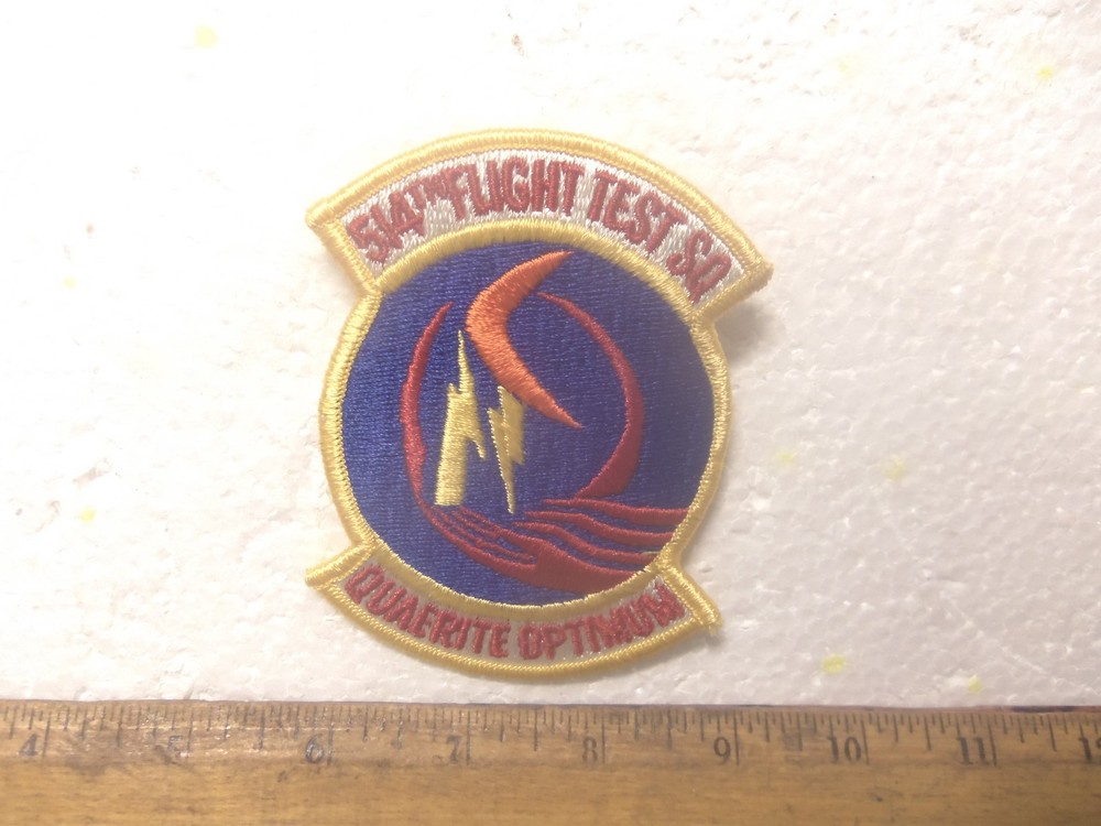 US Air Force - 514th Flight Test Squadron Embroidered Patch