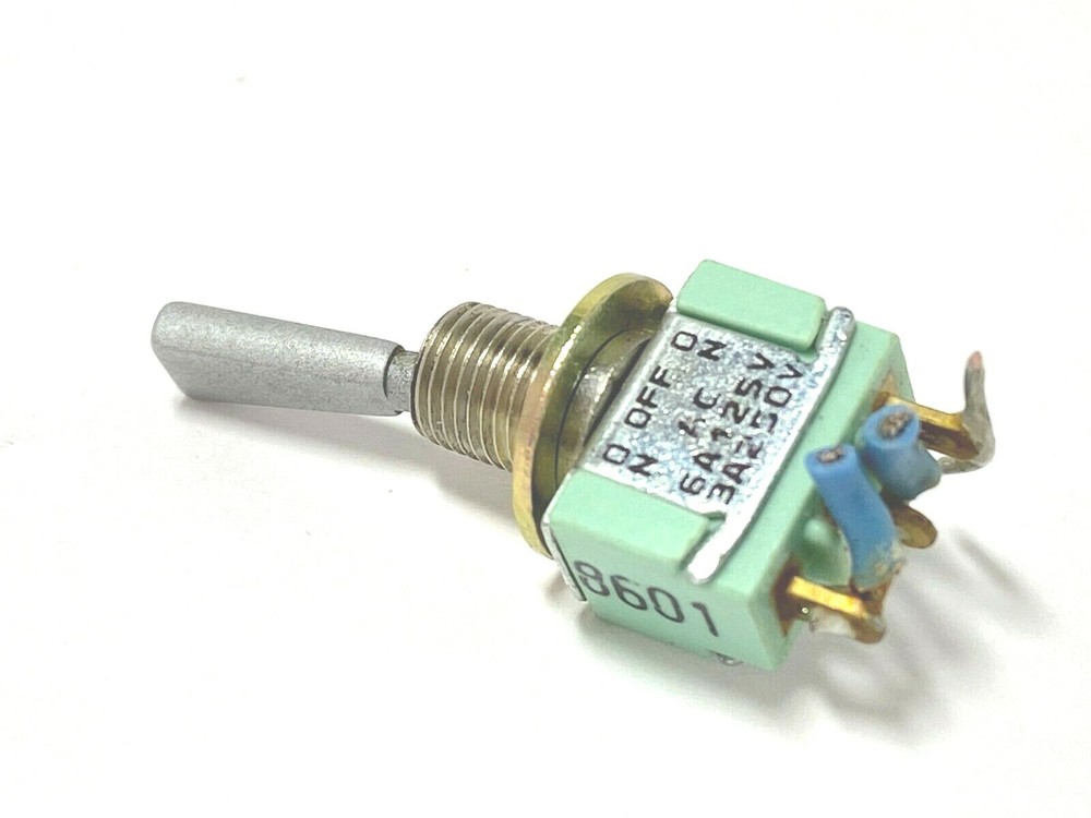 Alco MTF 106E 3 Position Paddle Toggle Switch 6A 125V 3A 250V 5/16" Thread