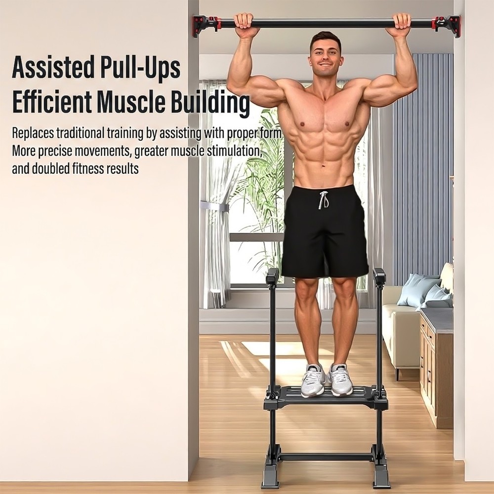 Assisted Pull-Up Machine Free Standing Body Strength Training Equipment Home Gym