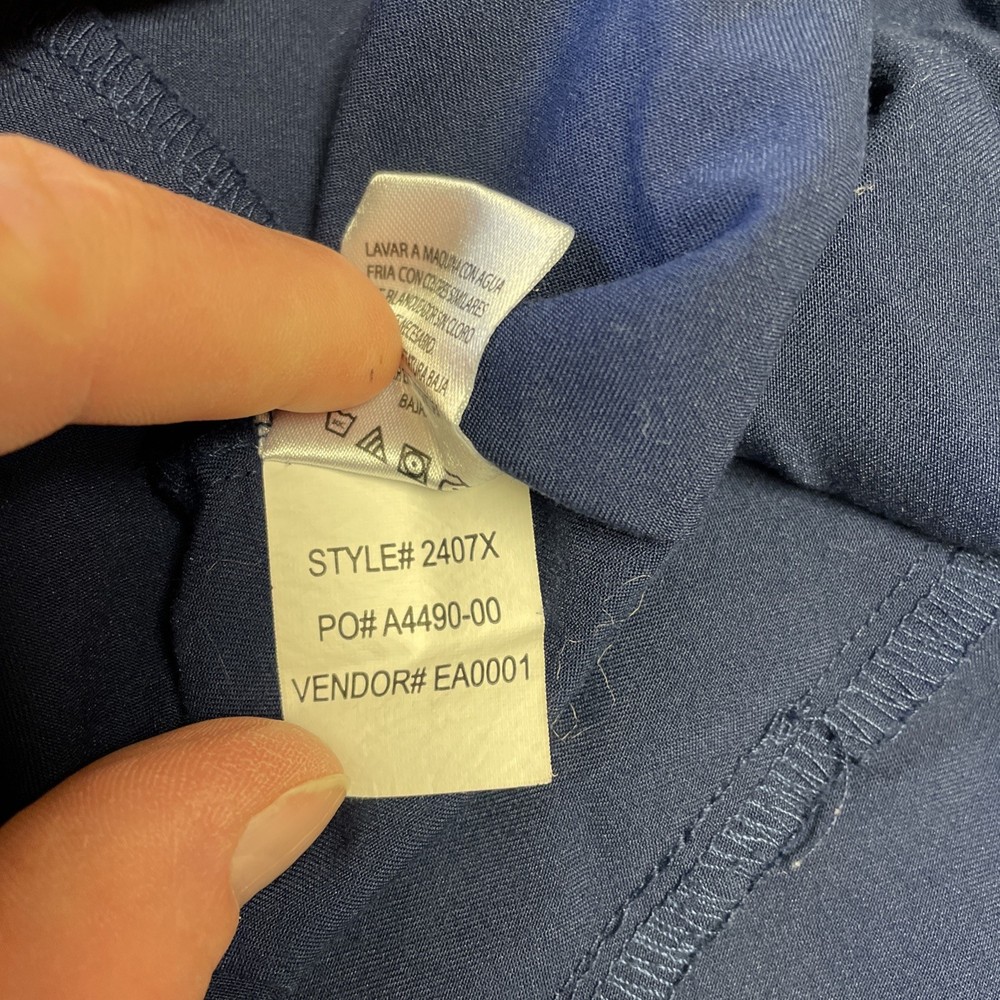 Navy Blue Greys Anatomy Lab Coat Size 3XL Good Condition