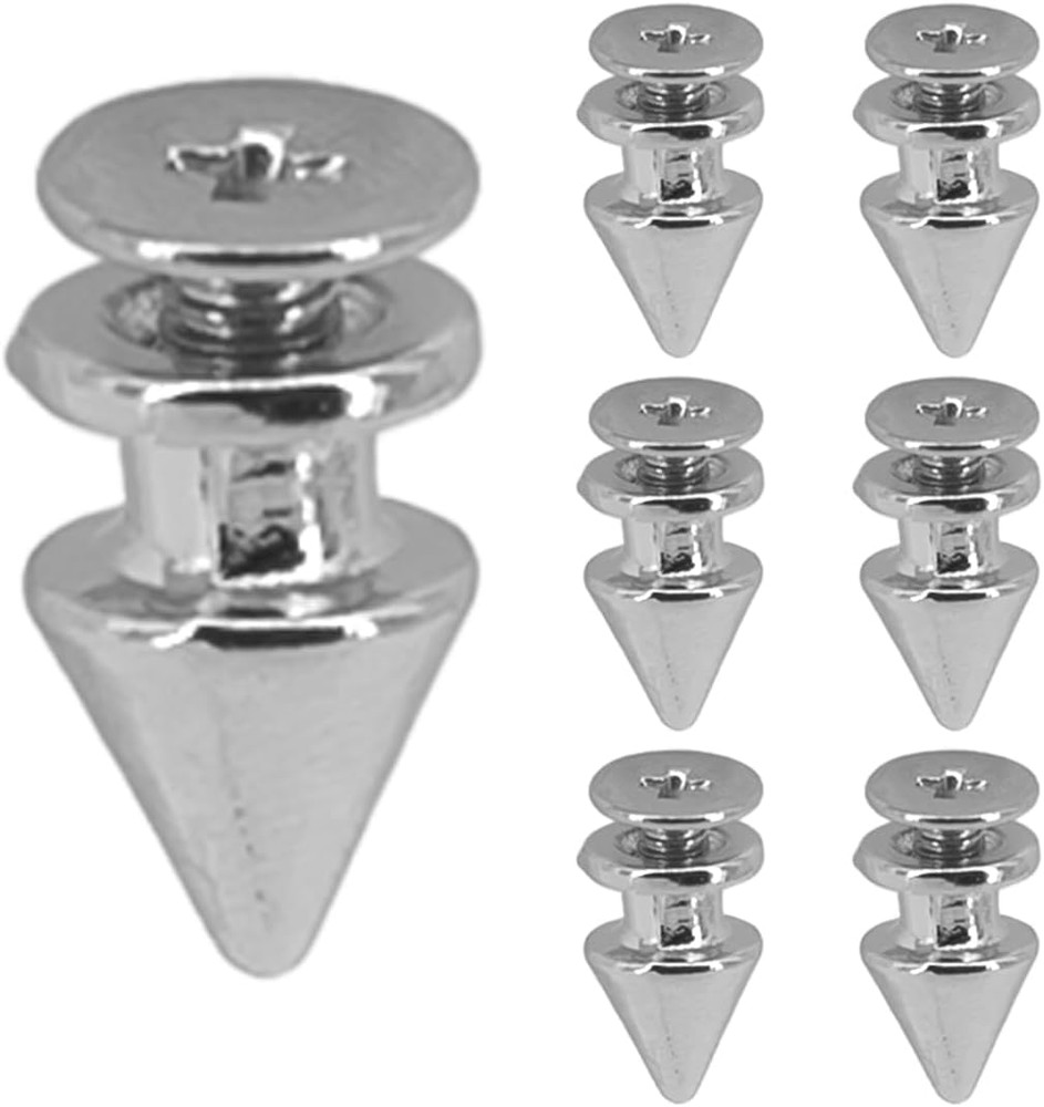 70 Sets Cone Spikes Screwback Studs Rivets Metal Spikes Studs for Punk Style ...