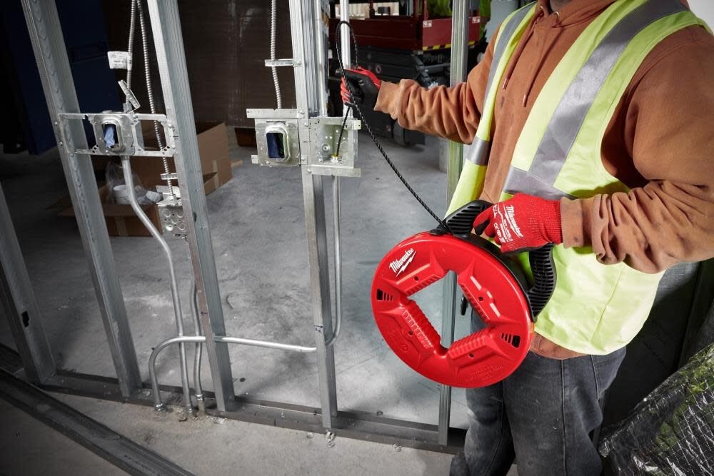 Milwaukee 100 Ft. Polyester Fish Tape with Non-Conductive Tip
