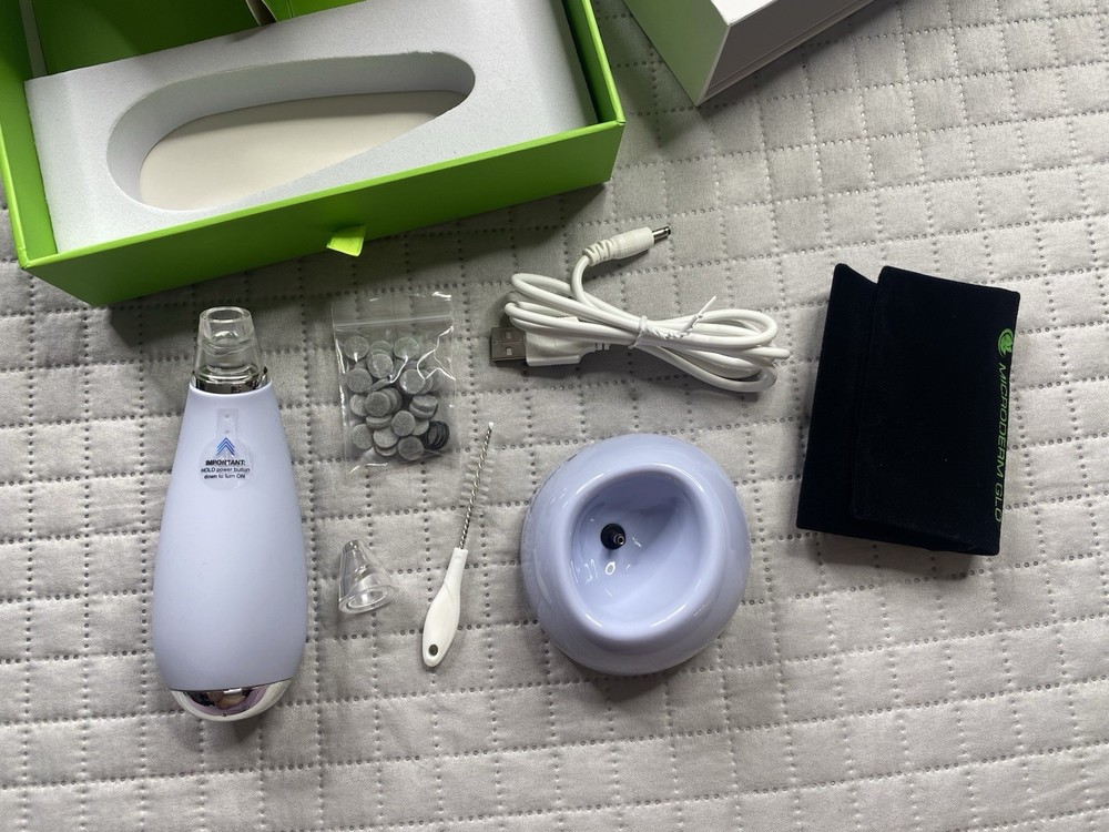Microderm GLO Gray Mini Diamond Microdermabrasion Advanced Facial System