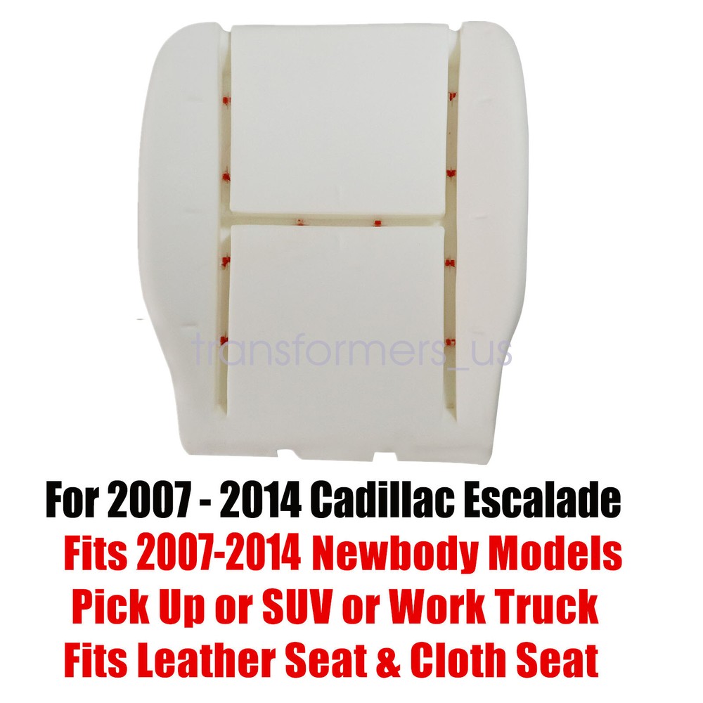 For 2007-2014 Cadillac Escalade Front Side Driver Bottom Seat Foam Cushion