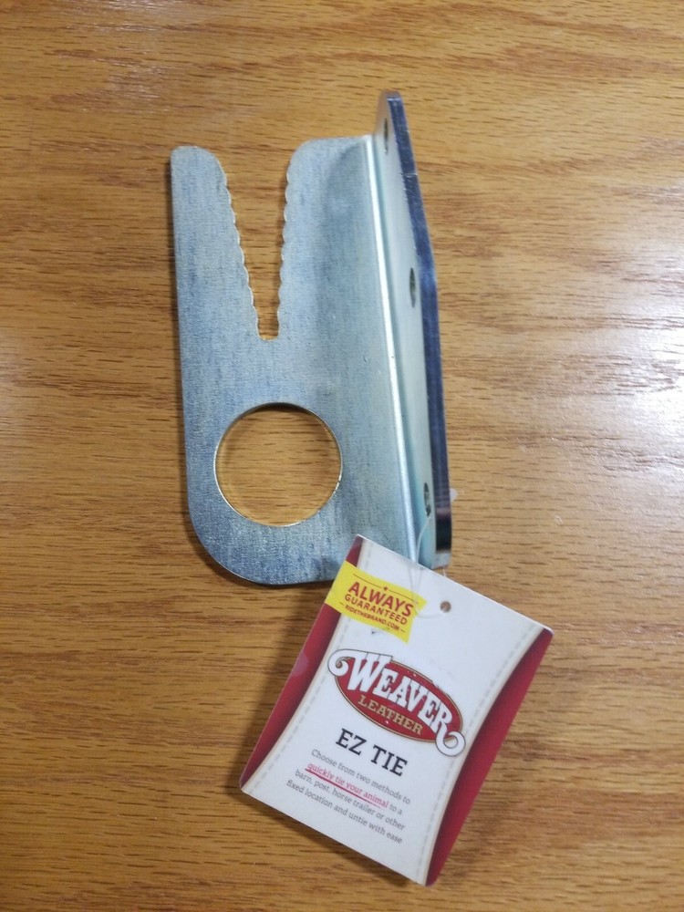 WEAVER EZ Tie Bracket with V-Notch for Securing Animals without Knots