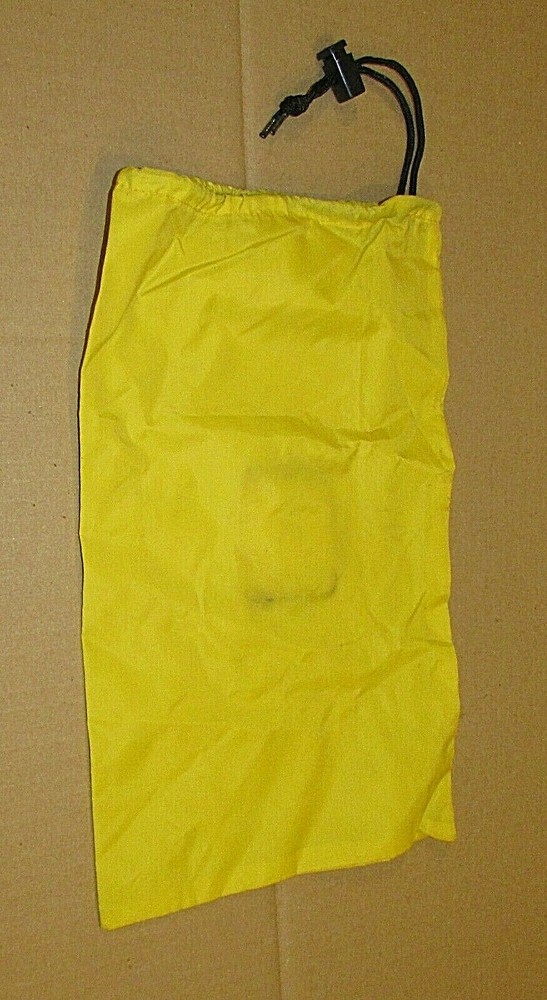 Empty Browning Ammunition Hunting Yellow Nylon 8x13 Drawstring Bag