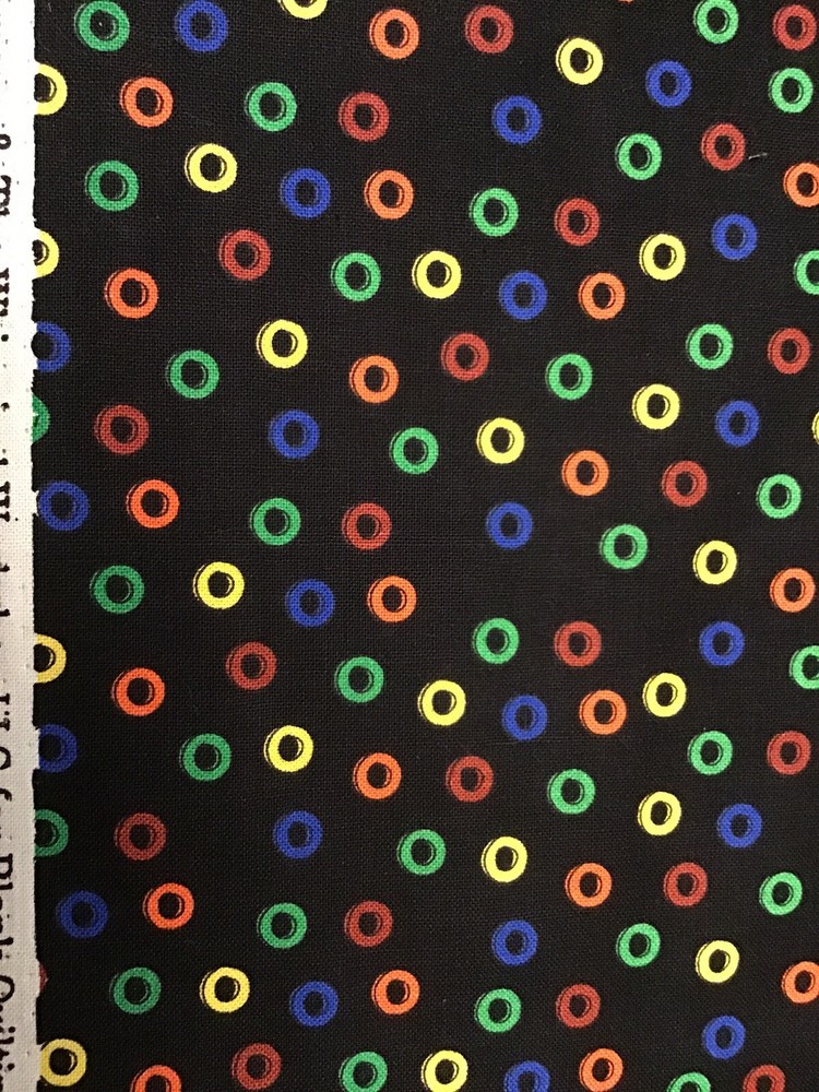 Fabric Circle Dots 4779, sold by the yard
