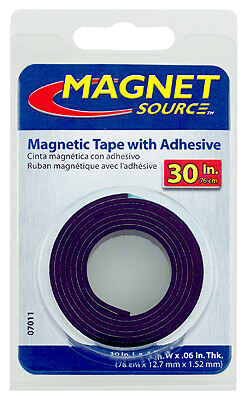 Flexible Magnetic Tape, 1/2 x 30-In. Roll