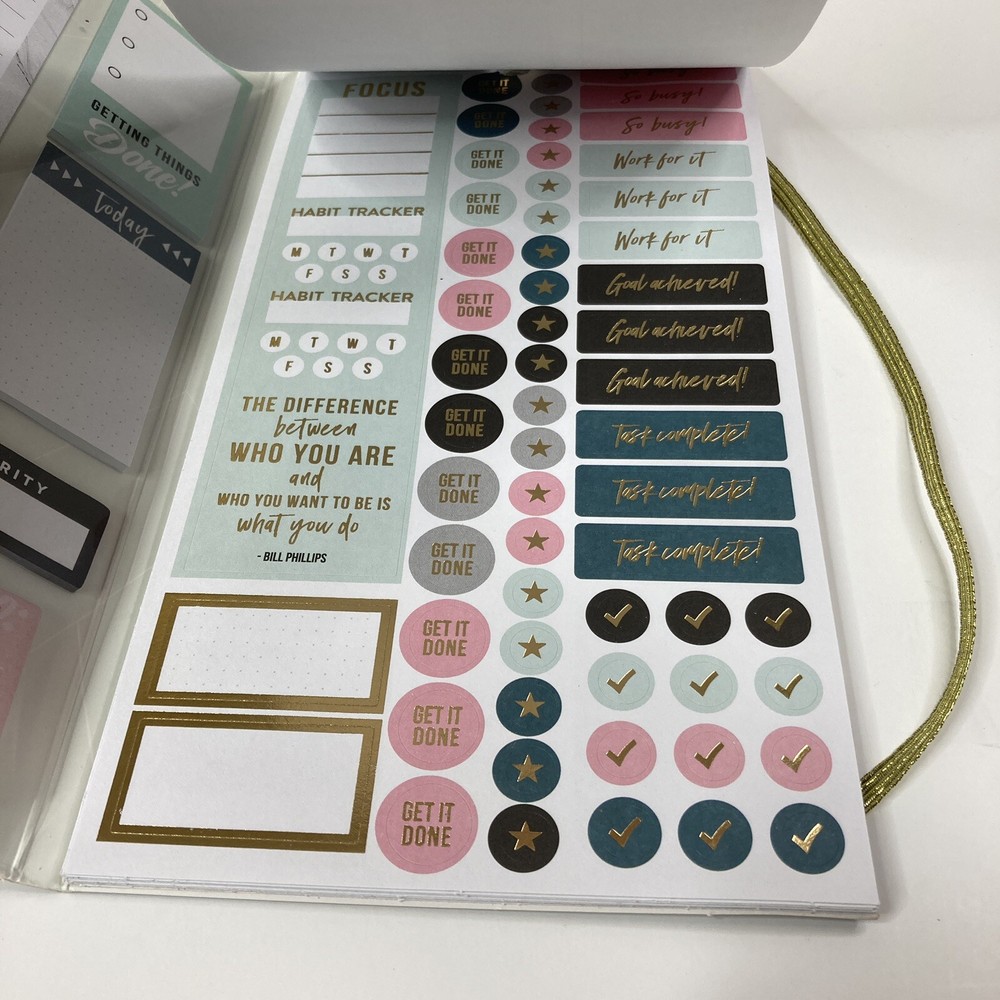 The Happy Planner GOAL GETTER MAMBA Sticker Book 722 pc