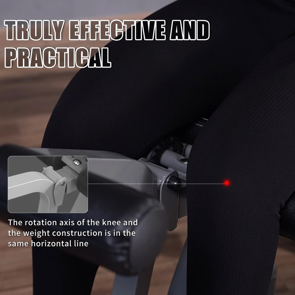 2 in 1 Leg Extension Curl Machine Easy Transition Home Gym