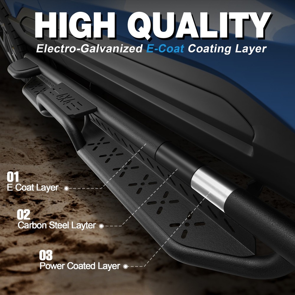 For 2020-2026 Ford Explorer XLT /Active Running Boards Side Steps Drop Nerf Bars