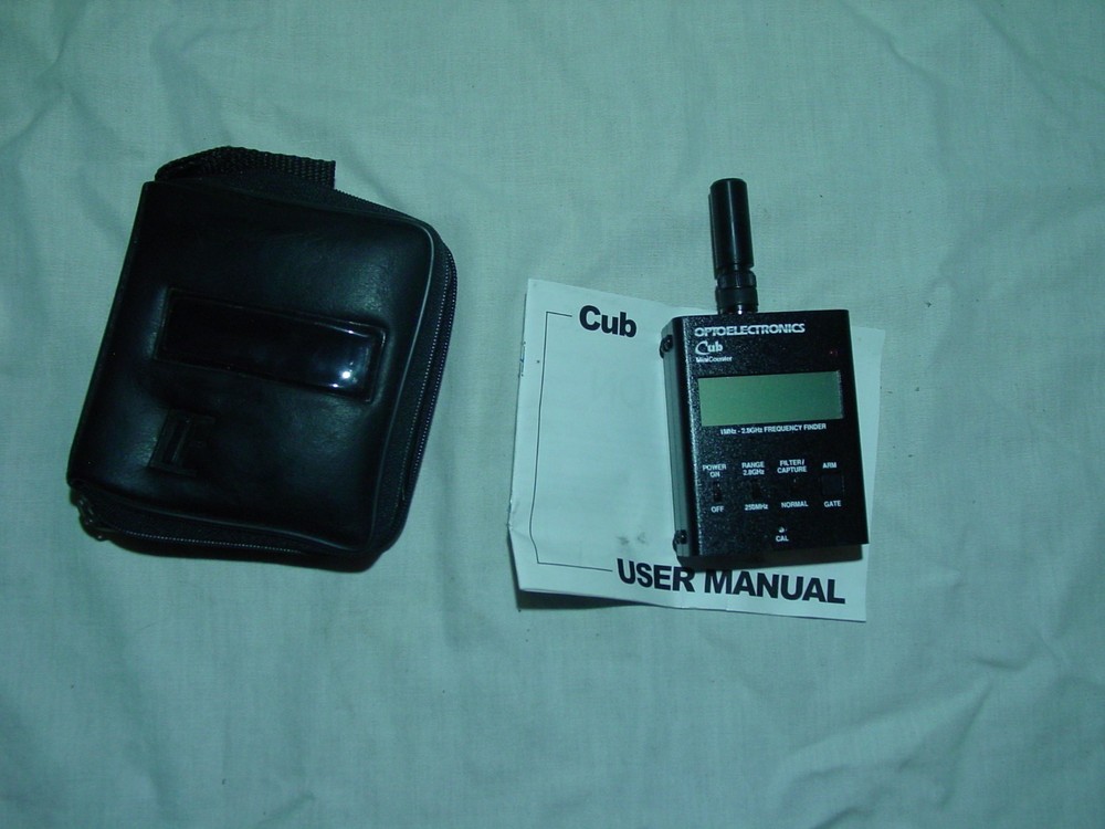 OptoElectronics Cub Frequency Counter  *New* Never used-no box, just case