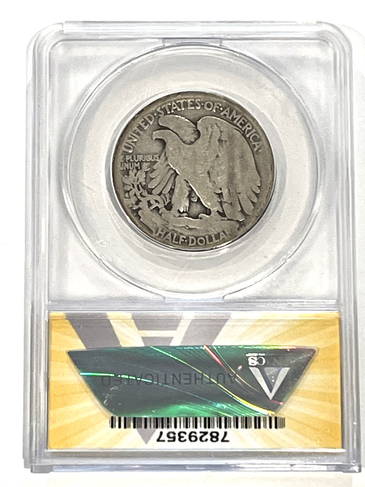1921-D Walking Half : ANACS G4