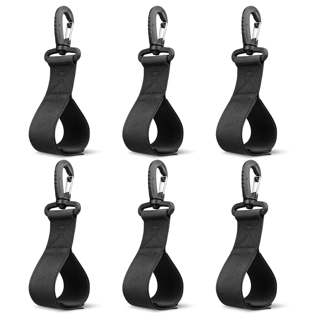 Aecsze 6 Pack Kayak Paddle Holder, Clip for Kayaking, Standard, ‎Black