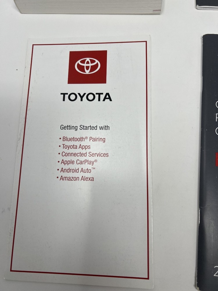 Toyota Corolla 2020 Owners Manual OEM Complete Set