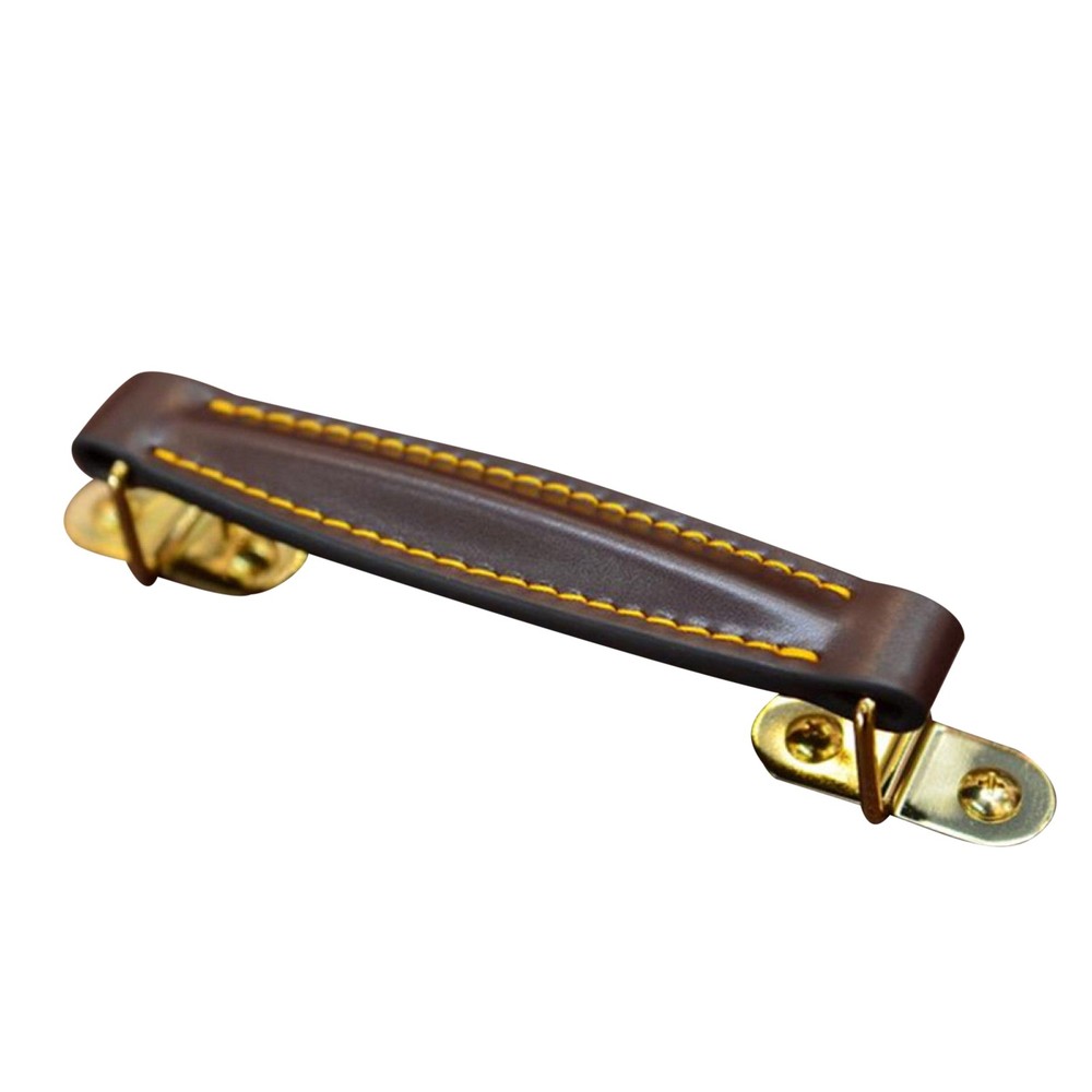 Guitar Leather Handle With Fitting For Marshall Amp AS50D AS100D Coffee
