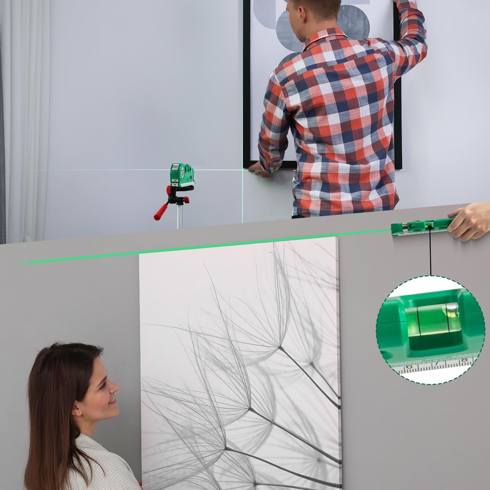 Level Tool Laser Leveler tool Cross Line Vertical and Green
