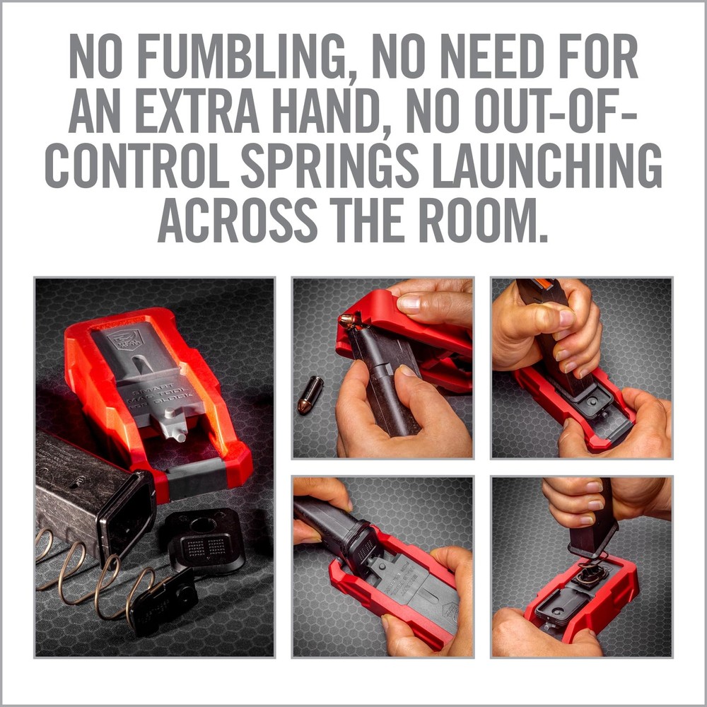 Real Avid Glock Armorer Tool Kit – 2 in 1 Multitool with Sight black, red