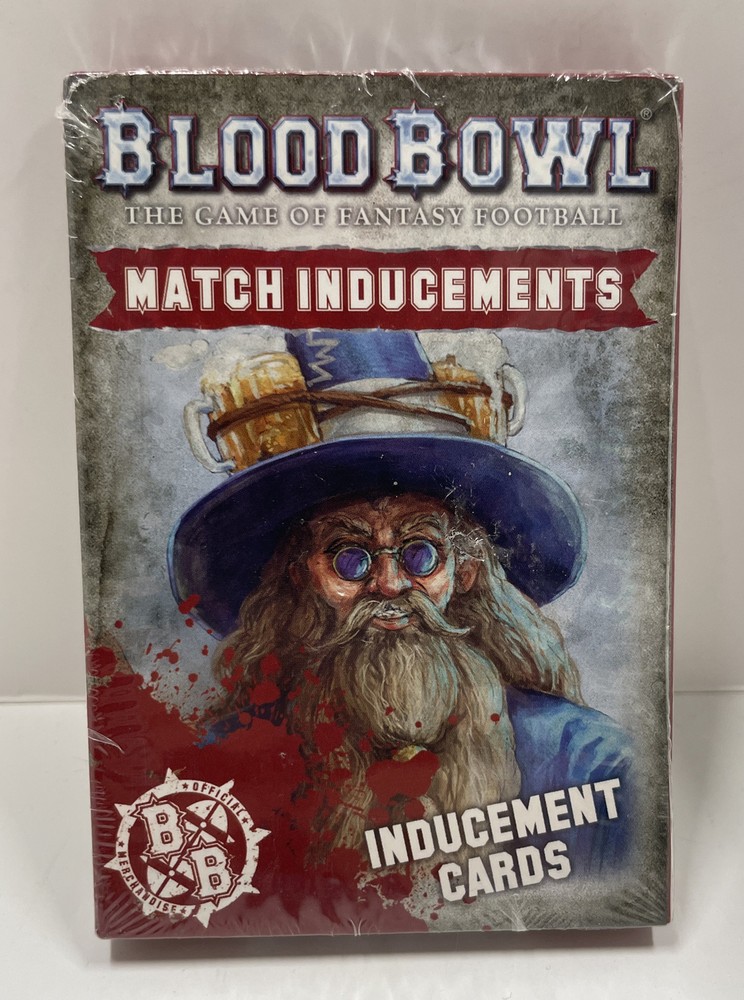 Blood Bowl Match Inducements Inducement Cards Pack SEALED