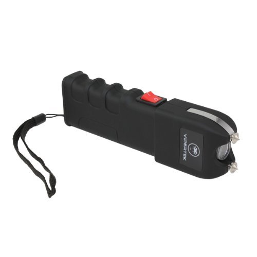 VIPERTEK VTS-989 Rechargeable LED 700 BV Stun Gun + Case