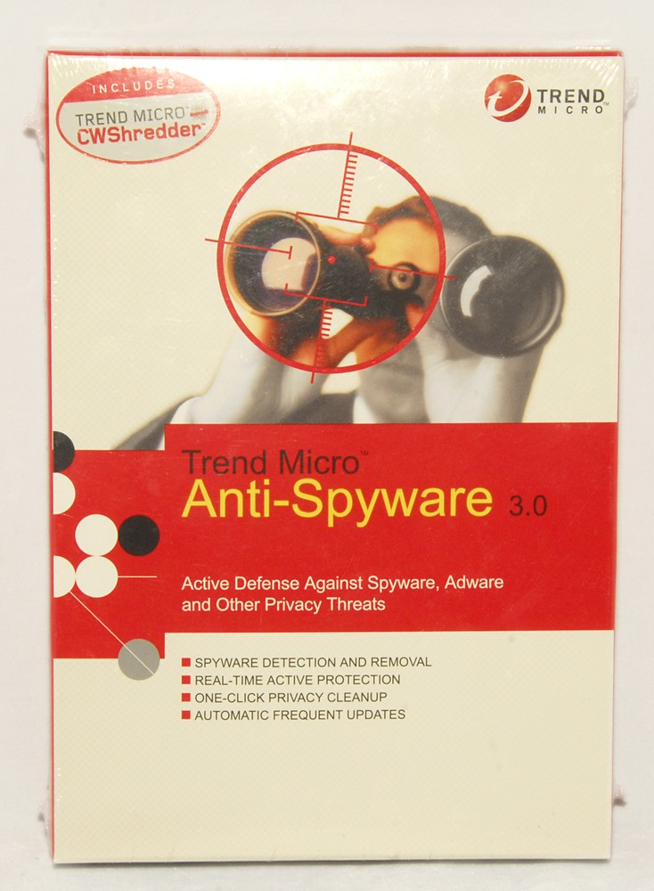 Trend Micro - Anti-Spyware 3.0 Software CD ROM - Windows XP / Windows 2000 *NEW