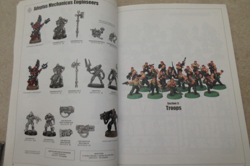 GAMES WORKSHOP CATALOGUE CITADEL MINIATURES WARHAMMER please choose from list