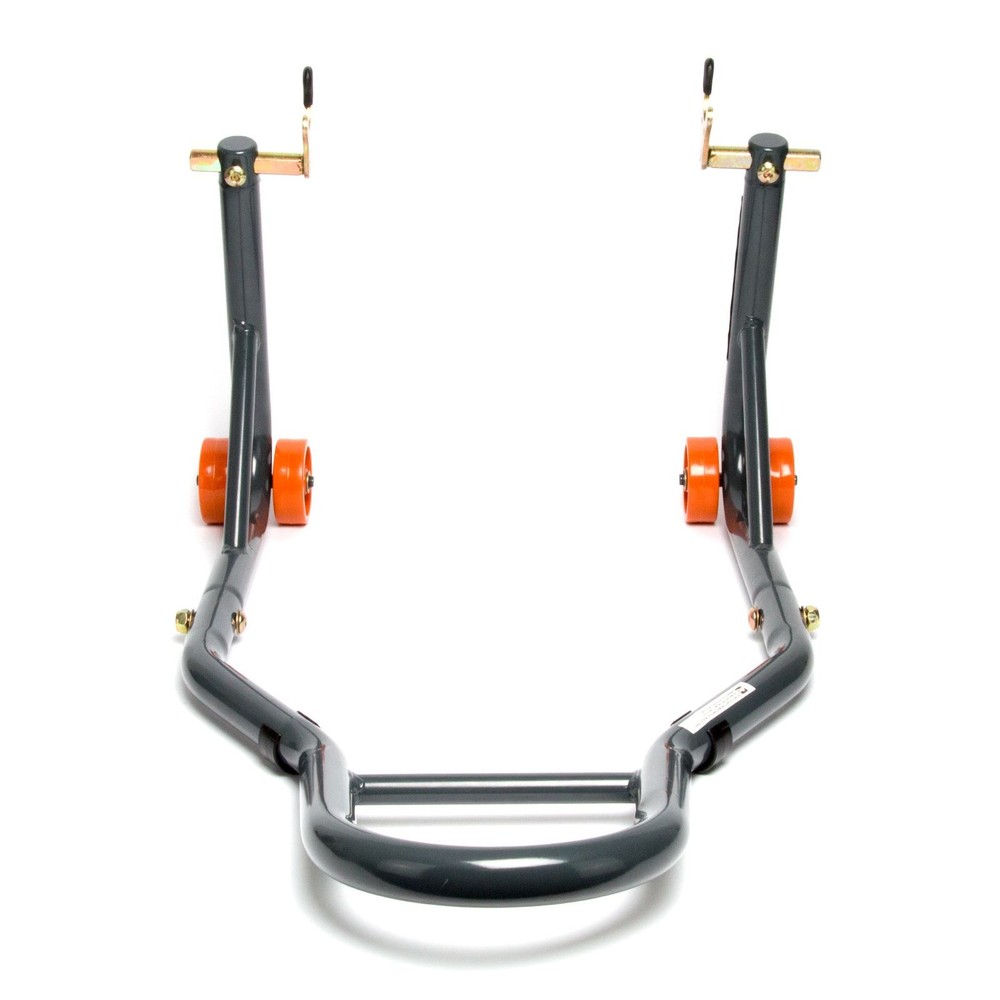 Motorcycle Front and Rear Paddock Stand with V-Adapter Combo Pack