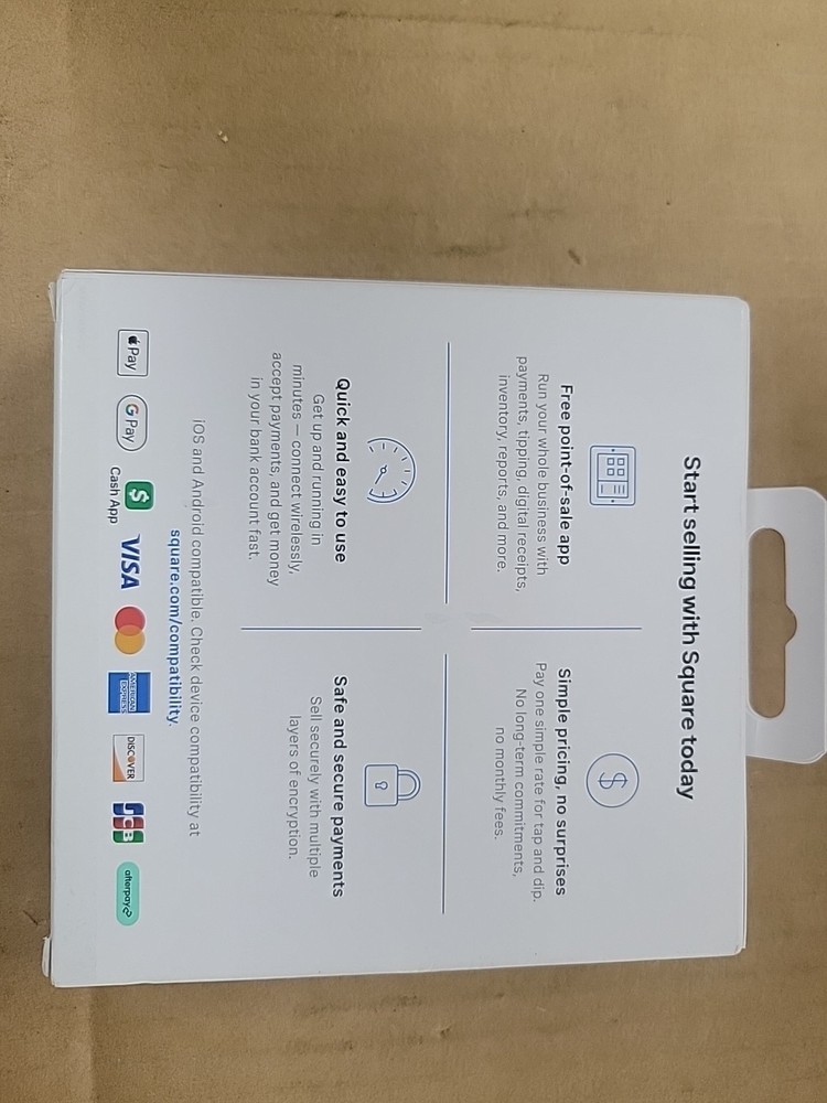 Square Computer Reader Contactless And Chip Reader 2nd Generation