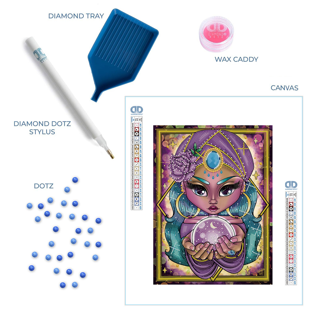Diamond Dotz Fortune Teller Diamond Painting Kit