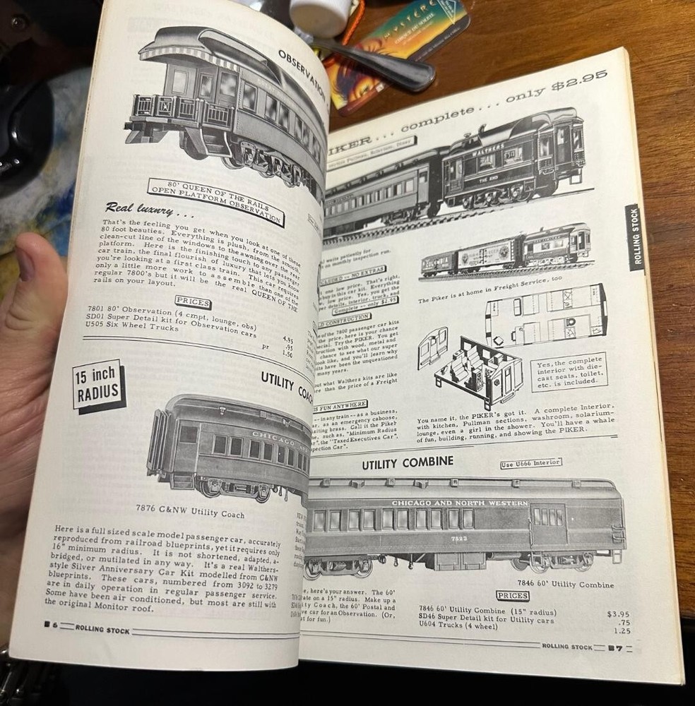 Walthers 1964 Edition Model Railroad Reference Book Catalog HO Scale