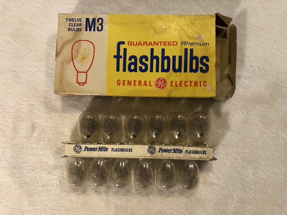 Vintage NOS M3 Flashbulbs Mixed LOT