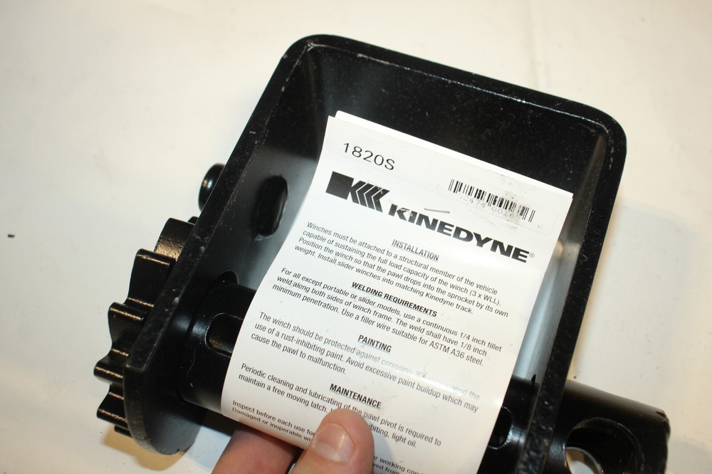 Kinedyne 1820S Weld on Winch