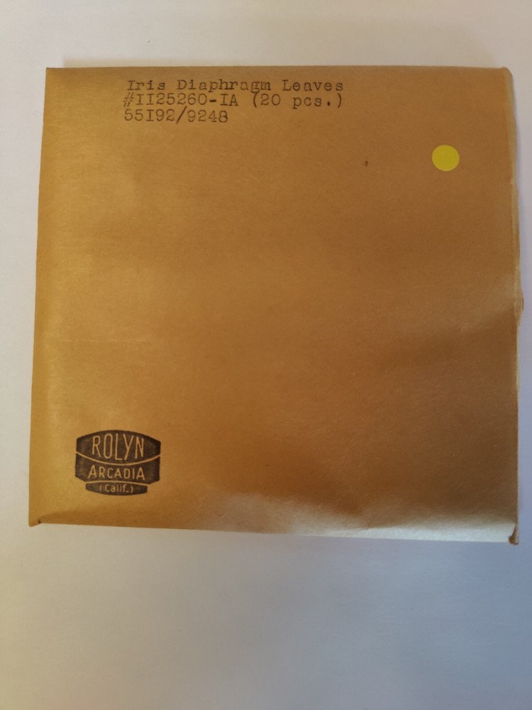 Iris Diaphragm Blades (20 blades)