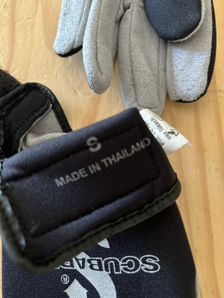 scubapro dive gloves Small Black & Gray