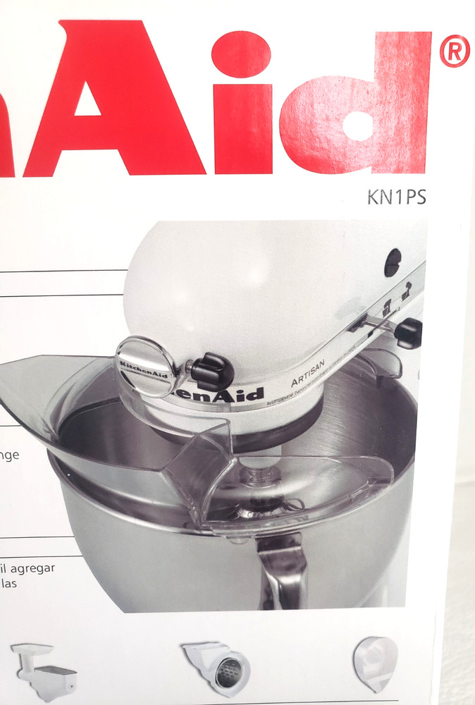 KITCHEN AID One Piece Pouring Shield Stand Mixer Accessory KN1PS Original Box