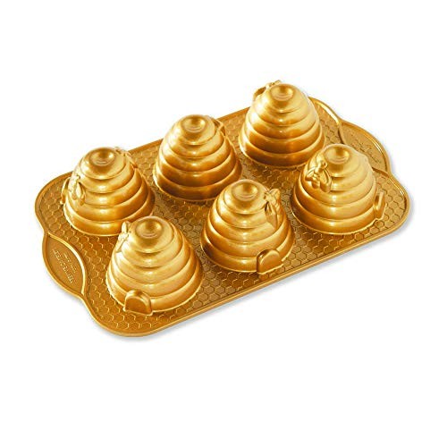 Beehive Cakelets Pan, One, Gold