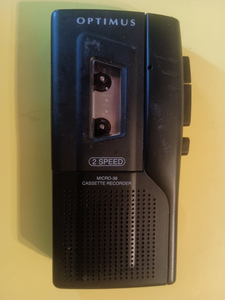 Optimus Microcassette Tape Recorder  Dictation Cassette