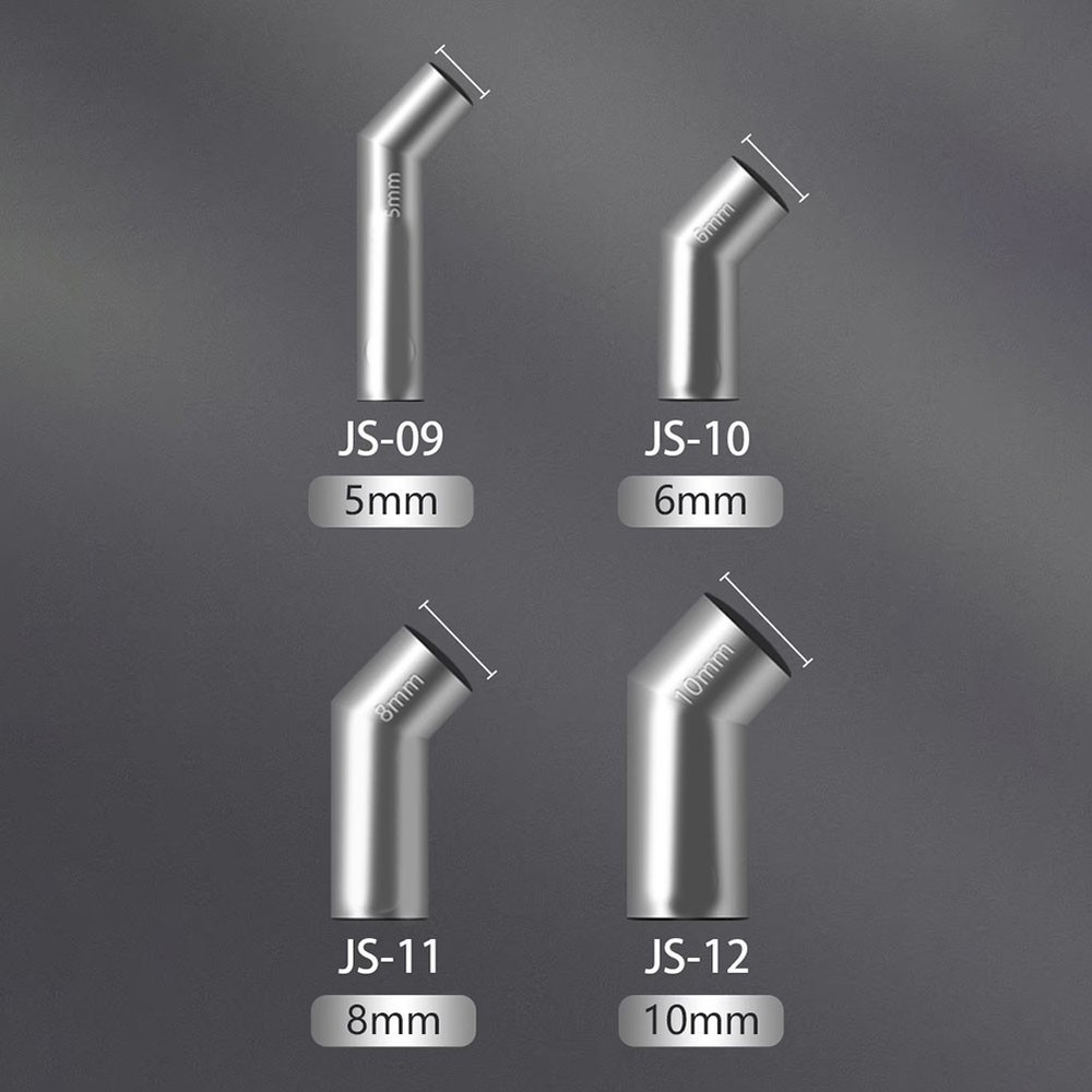 JS-09 Microscope-Suitable Curved Nozzle Designed for 861/2008 Hot Air Stations